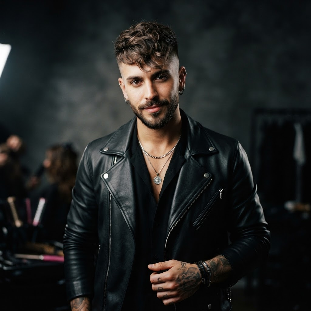 Portret Vlad Ionescu, hair stylist la ALMA studio