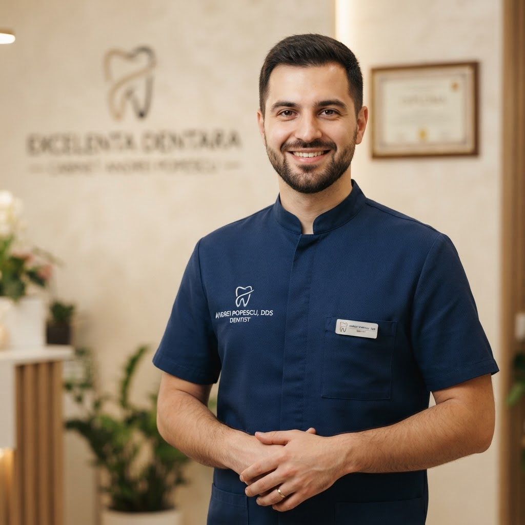 Portretul Dr. Cristian Pop, medic specializat în estetică dentară
