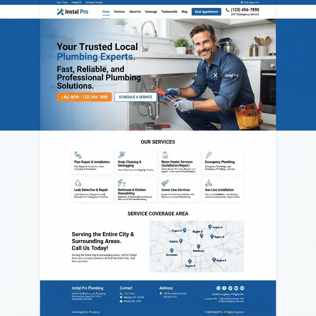 Previzualizare site INSTAL PRO — Instalații sanitare